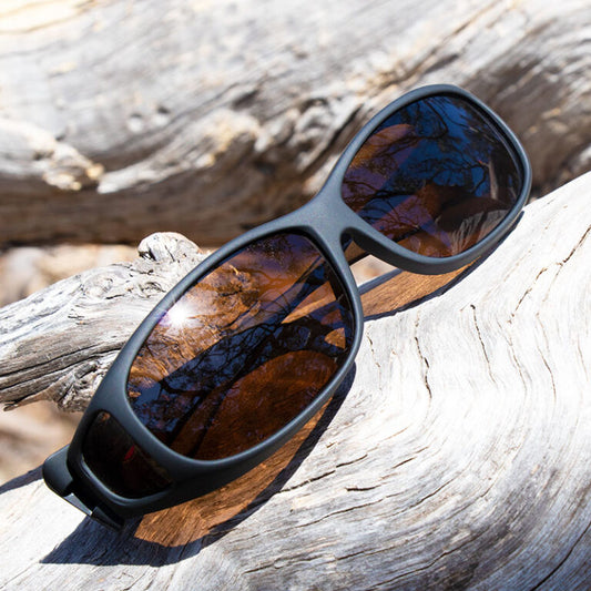 Amber Polarized Lens Cocoon Fitover Sunglasses