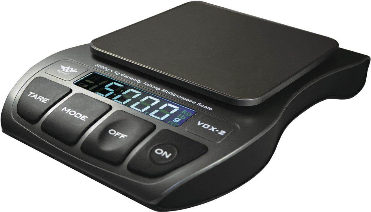 Vox-2 Talking Kitchen Scale with four buttons on front