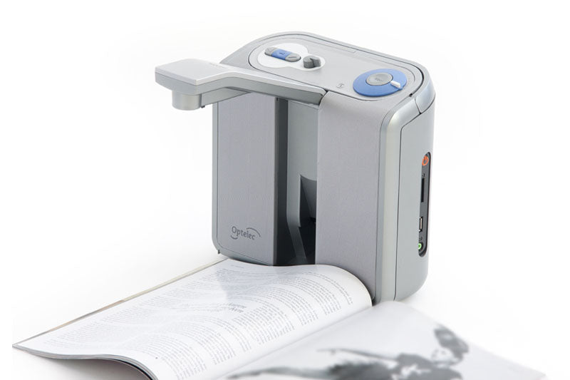The Optelec ClearReade+ brings portability, simplicity, and a sleek design to text-to-speech and OCR reading and scanning devices.
