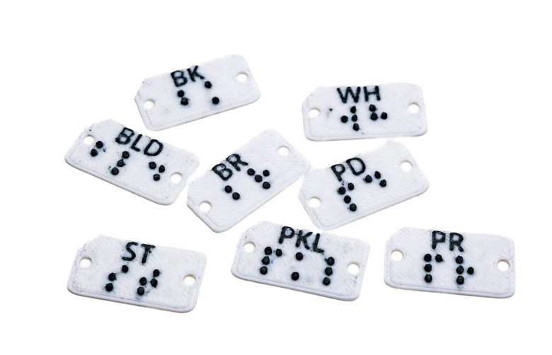 Braille Clothing Markers