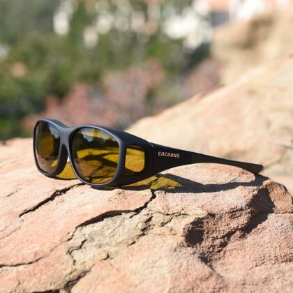 Yellow Polarized Lens Cocoon Fitover Sunglasses