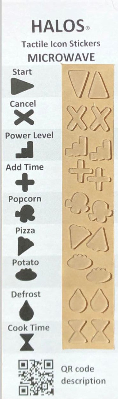 Microwave Sticker Braille and Tactile Solutions – My Tools for Living℠ Retail Store