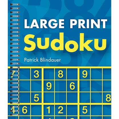 The Super-sized Large Print Suduko Book equals super-sized fun! Each 8x10 page features just one puzzle, great for players who are low vision