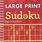 The red colored Super-sized Large Print Suduko Book 2 equals super-sized fun! Each 8x10 page features just one puzzle, great for players who are low vision