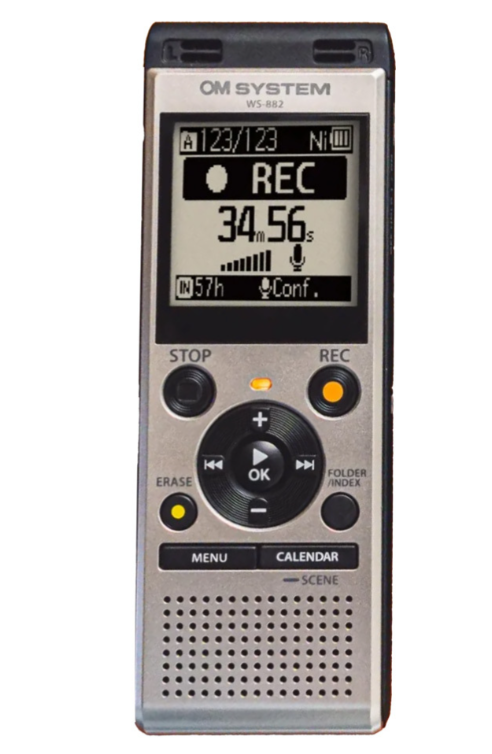 OM System WS-882 Digital Audio Recorder – My Tools for Living℠ Retail Store