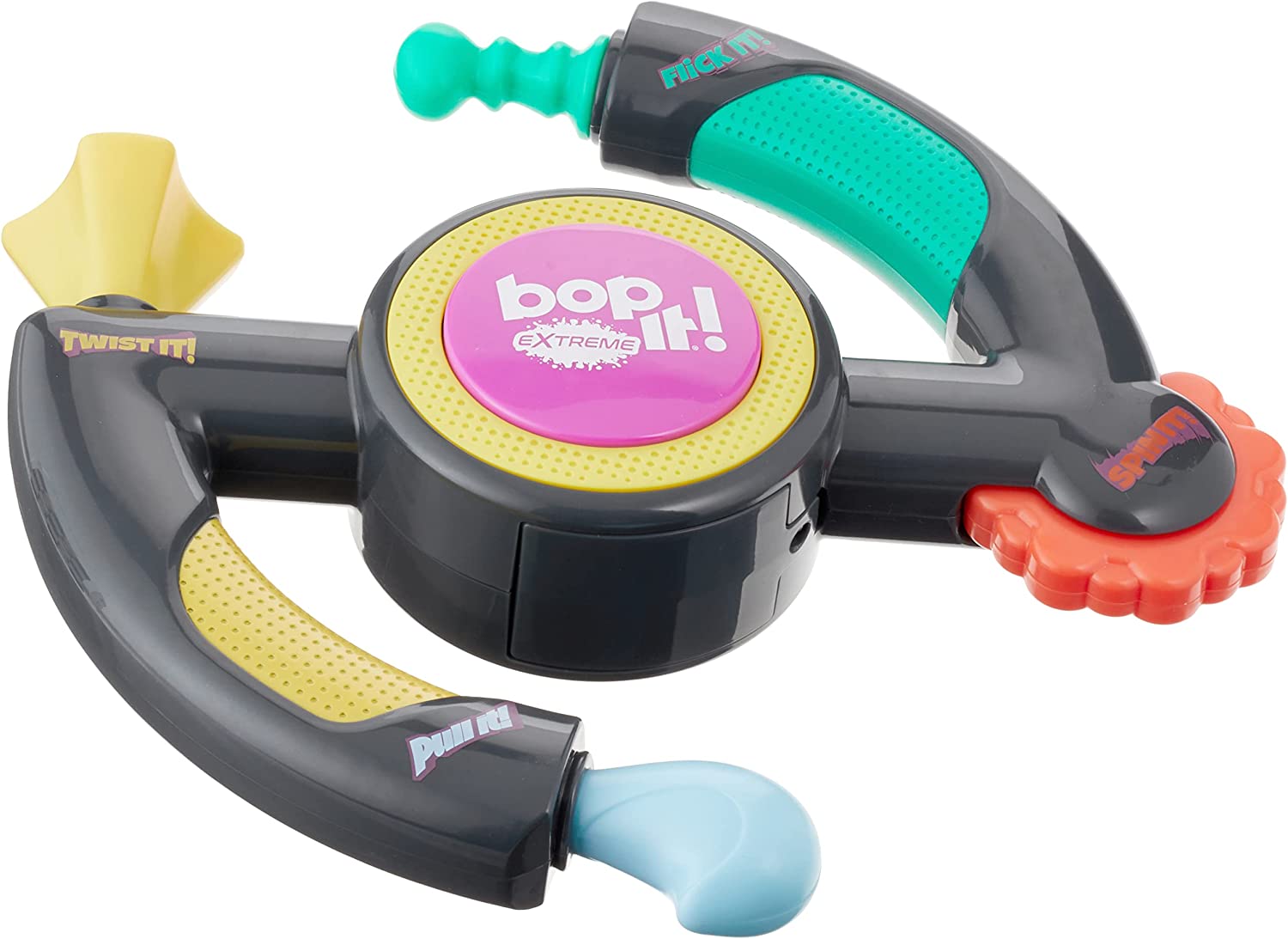 Hasbro Bop It! Extreme Electronic Game for 1 or More Players, Fun Party Game for Kids Ages 8+, 4 Modes Including One-On-One Mode, Interactive audible Game great for players who are blind or low vision.