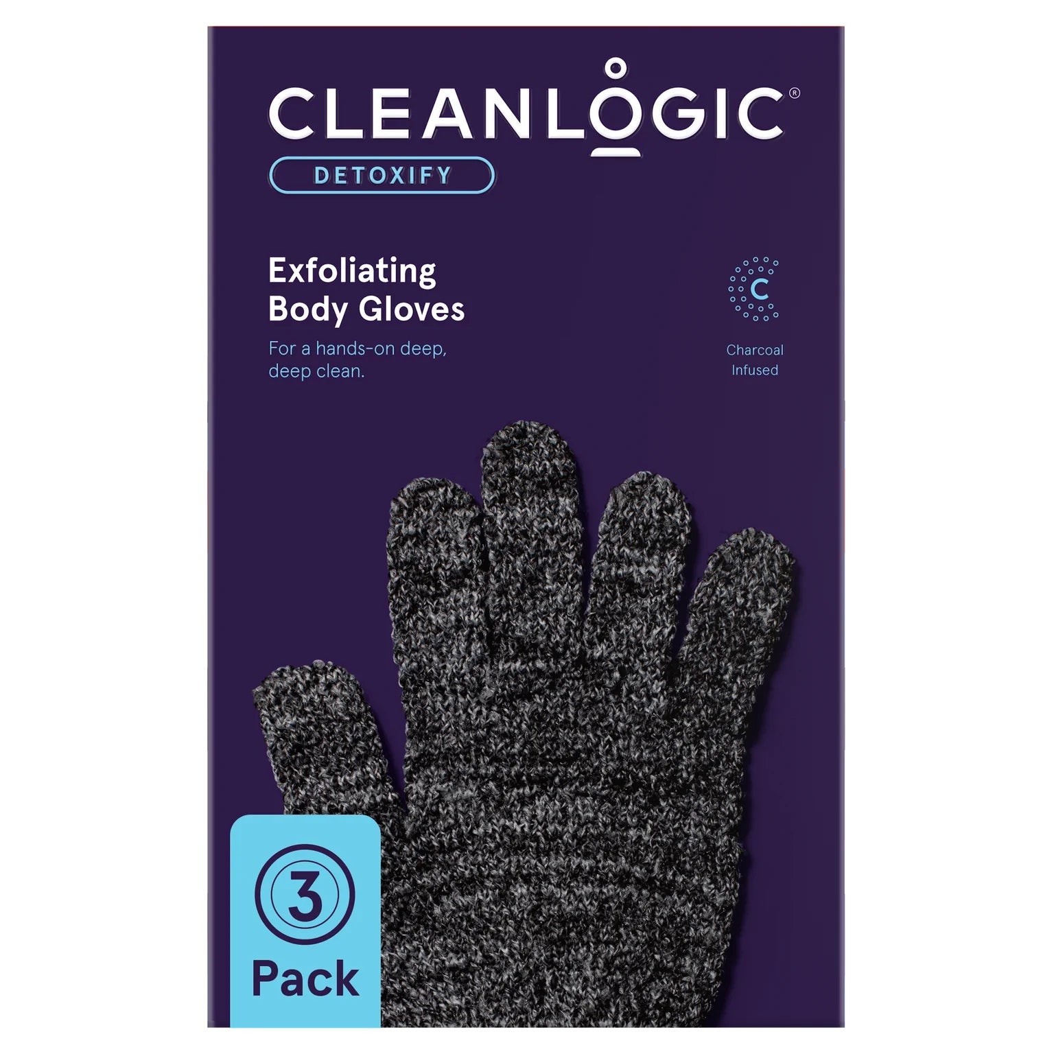 Charcoal Exf. Body Gloves by CleanLogic is an excellent exfoliator that helps keep your skin nice and soft. This Brands with Braille product is perfect for gifts and gentle on your skin.