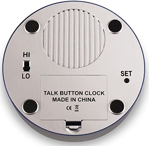 Talking Clock Kit Big Blue Button Talking Clock & Date with Alarm – My Tools for Living ...