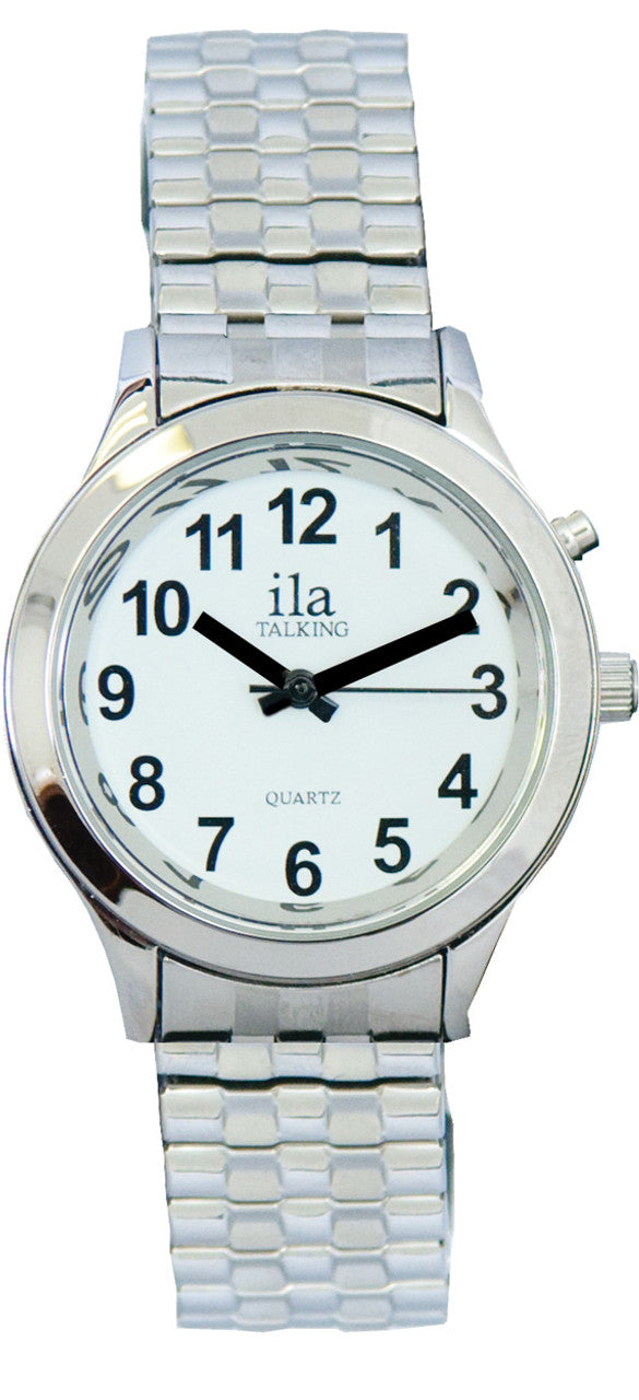 Simple Watch One Button Ladies Silver 1 Button Talking Watch – My Tools for Living℠ Retail Store