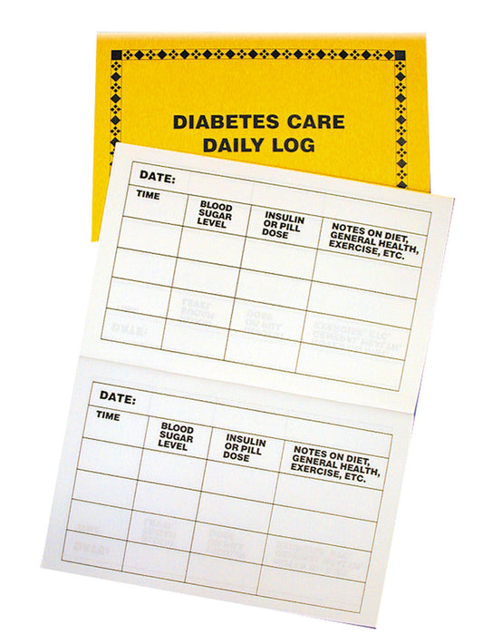 This low vision Large Print Diabetes Register offers an accurate, easy-to-read, neat record-keeping system of your blood sugar, mealtimes, shots, or pills.