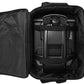 The Humanware Reveal 16 desktop video magnifier folded down in it's folded black carrying case.