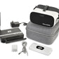 Vision Buddy Wearable Electronic Magnification System with equipment and case