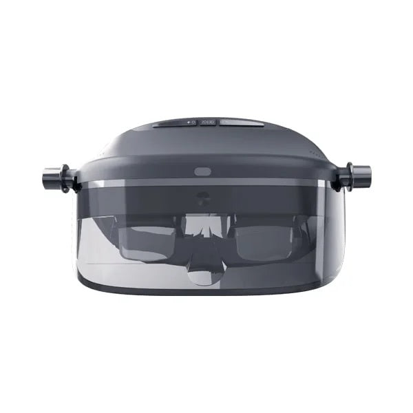 Front facing view of the Zoomax Acesight Wearable Technology AR headset